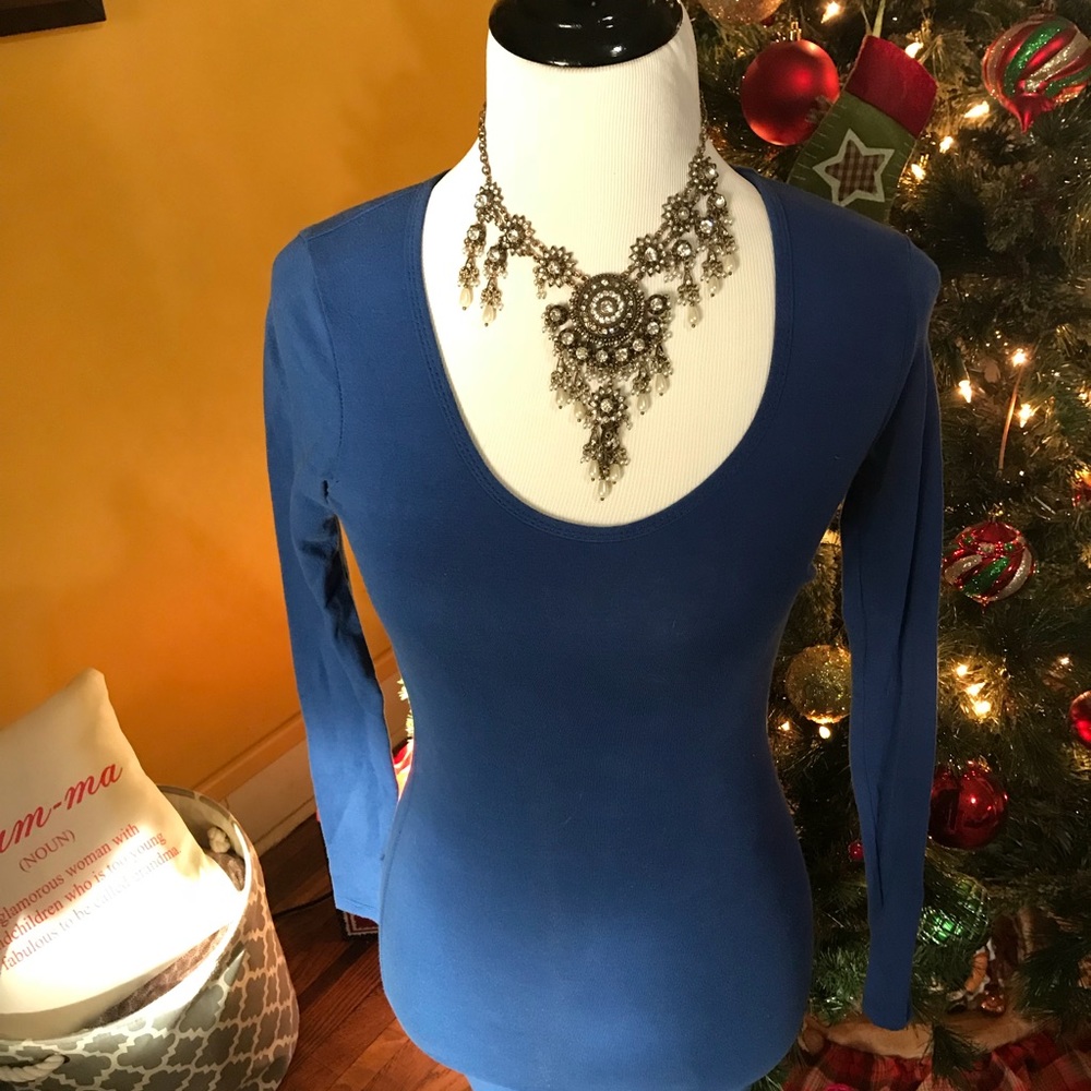 Blue dress